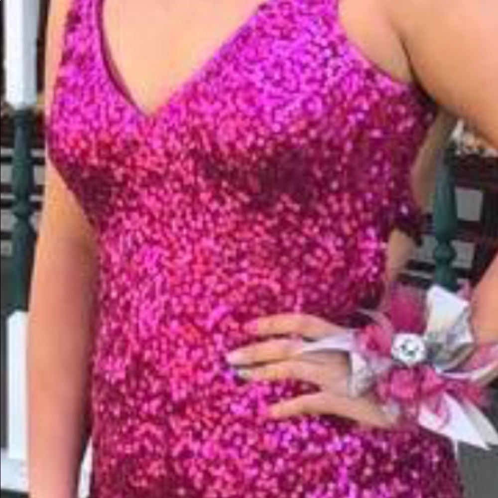 Primavera Couture sequin dress.